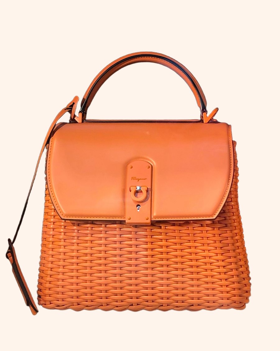 Handbag on a listing background